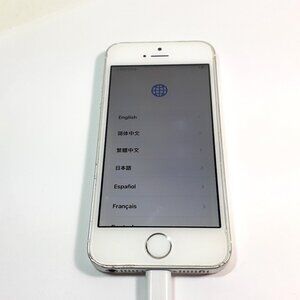 Apple iPhone SE 1st Generation (A1662 [WHITE-SILVER)-(Selling For parts only)